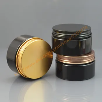 100ml Empty Container for Styling Gel Hair Wax 100g Cream Jar PET Packaging, 100g black Jar with gold/bronze/black aluminum cap
100ml Empty Container for Styling Gel Hair Wax 100g Cream Jar PET Packaging, 100g black Jar with gold/bronze/black aluminum cap