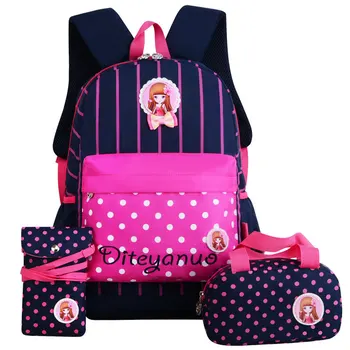 Cute Printing Backpack School Bags Teenager Girls Backpack kids Orthopedic Backpack 3pcs/Set Rucksack schoolbag mochila infantil
Cute Printing Backpack School Bags Teenager Girls Backpack kids Orthopedic Backpack 3pcs/Set Rucksack schoolbag mochila infantil