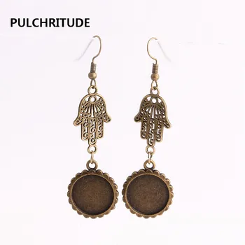 PULCHRITUDE 12pcs/lot Metal Alloy Zinc Hamsa Hand Charm Fit round 16mm Cabochon Set Pendant Drop Earing Jewelry Making C0805
PULCHRITUDE 12pcs/lot Metal Alloy Zinc Hamsa Hand Charm Fit round 16mm Cabochon Set Pendant Drop Earing Jewelry Making C0805