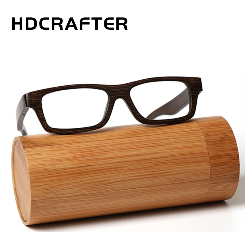 HDCRAFTER Real Bamboo Wooden Vintage Optical Glasses Frame for men women Woodblack Square Myopia Eyeglasses Frames de grau
HDCRAFTER Real Bamboo Wooden Vintage Optical Glasses Frame for men women Woodblack Square Myopia Eyeglasses Frames de grau