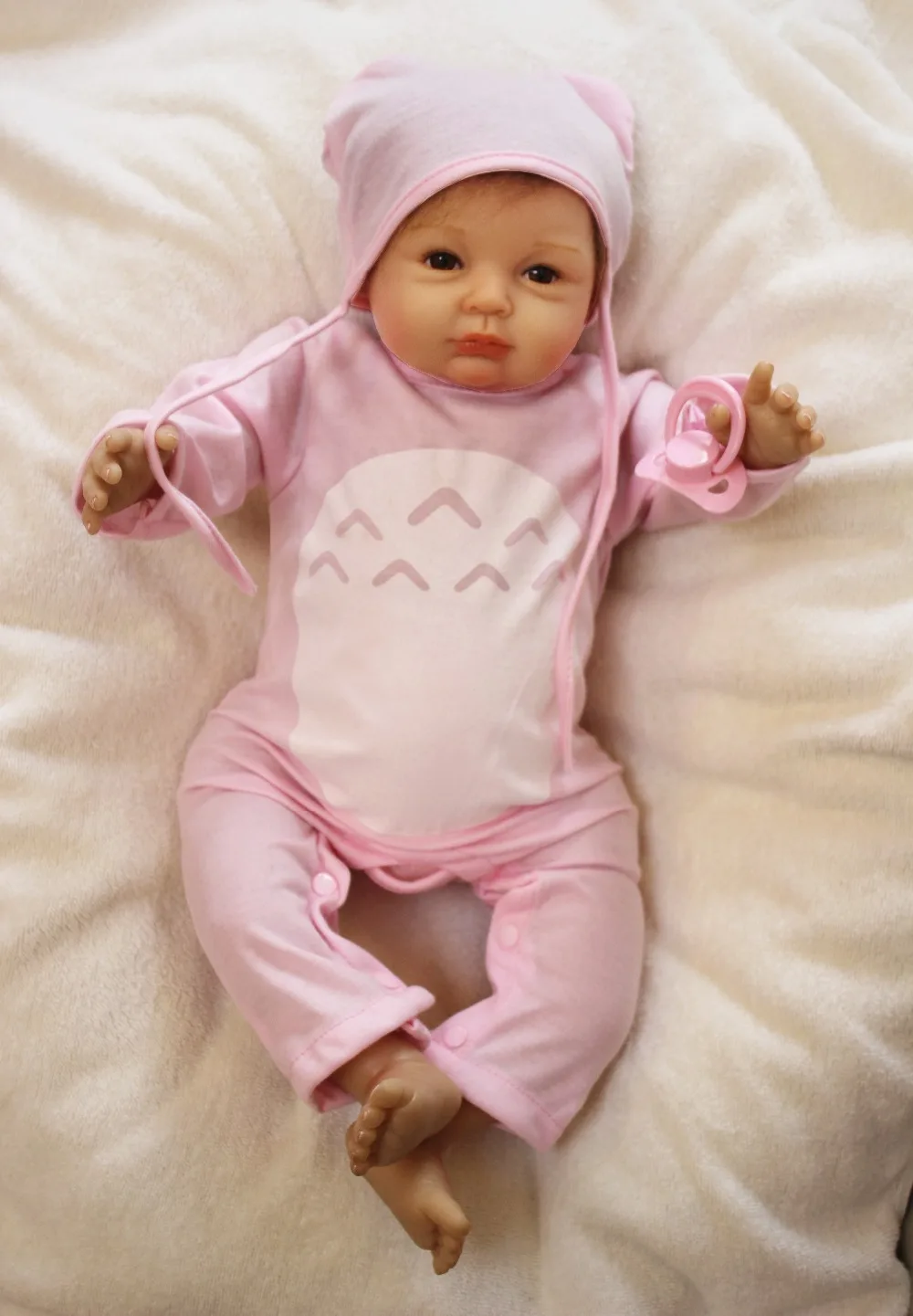 Girl doll reborn 22" silicone reborn dolls toys bebe born menina bonecas best children gift toy dolls reborn soft touch
Girl doll reborn 22" silicone reborn dolls toys bebe born menina bonecas best children gift toy dolls reborn soft touch