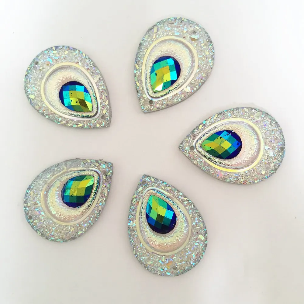 AB Resin 50PCS 18*25mm Double Color Teardrop Flatback Wedding Decoration 2 Hole U PICK Clothing Accessories D121*5
AB Resin 50PCS 18*25mm Double Color Teardrop Flatback Wedding Decoration 2 Hole U PICK Clothing Accessories D121*5
