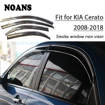 NOANS 4pcs stickers For Kia Cerato Sedan 2018 2017 2016-2008 Car Styling Accessories Windows Sun Rain Visor Door Shield Trim 
NOANS 4pcs stickers For Kia Cerato Sedan 2018 2017 2016-2008 Car Styling Accessories Windows Sun Rain Visor Door Shield Trim