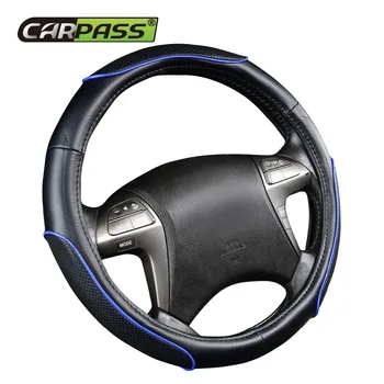 Car-pass Universal Car Steering Wheel Cover Faux leather Car Steering Wheel Hubs Styling Blue Fashion Newest For BWM Benz VW
Car-pass Universal Car Steering Wheel Cover Faux leather Car Steering Wheel Hubs Styling Blue Fashion Newest For BWM Benz VW