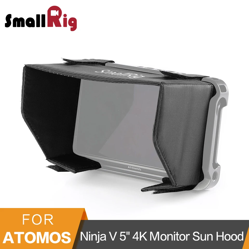 SmallRig Monitor Sun Hood for Atomos Ninja V 5" 4K HDMI Recording Monitor Cage Screen Sun Shield Hood -2269
SmallRig Monitor Sun Hood for Atomos Ninja V 5" 4K HDMI Recording Monitor Cage Screen Sun Shield Hood -2269