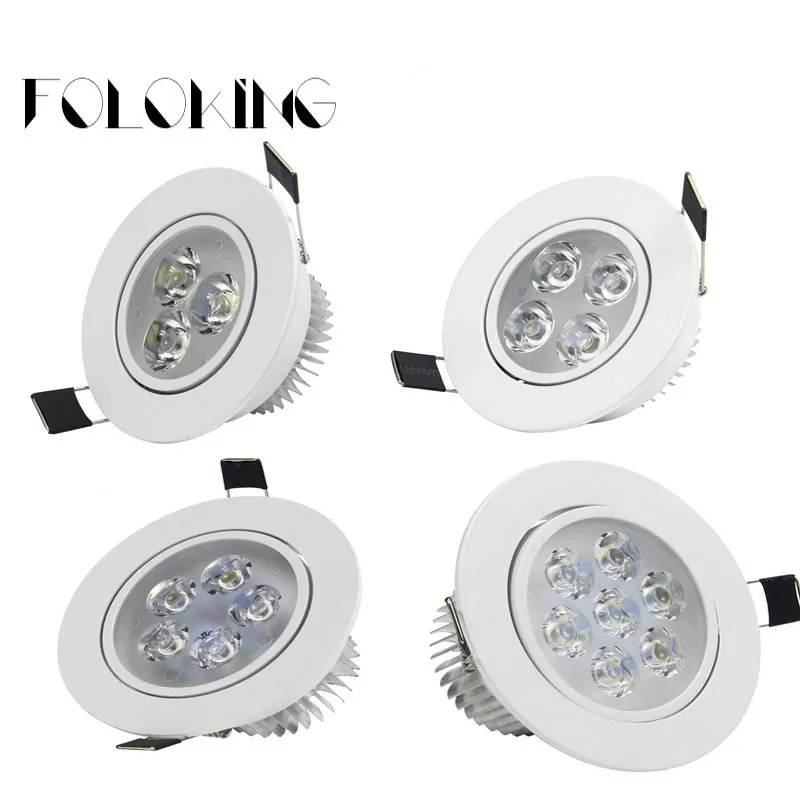 10pcs Super Bright Recessed LED Dimmable Downlight CREE 9W 12W 15W 21W LED Spot light LED Recessede Ceiling Lamp AC 110V 220V
10pcs Super Bright Recessed LED Dimmable Downlight CREE 9W 12W 15W 21W LED Spot light LED Recessede Ceiling Lamp AC 110V 220V