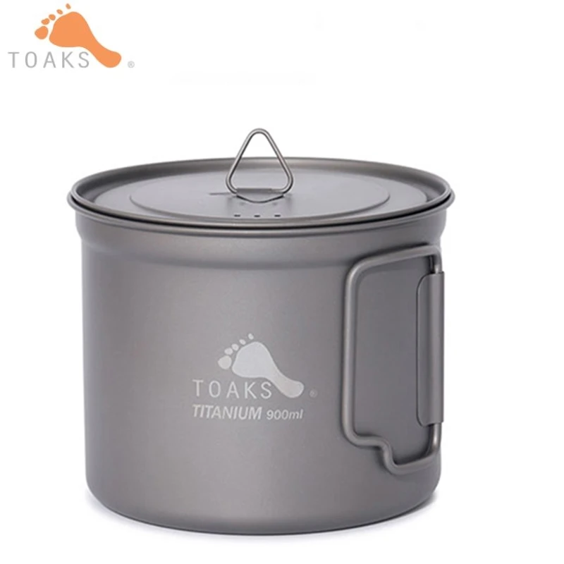 Toaks 900ml Cooking Pot with Lid Outdoor Cooker Portable Camping Cookware Lightweight for Backpacking Cooking POT-900-D115
Toaks 900ml Cooking Pot with Lid Outdoor Cooker Portable Camping Cookware Lightweight for Backpacking Cooking POT-900-D115