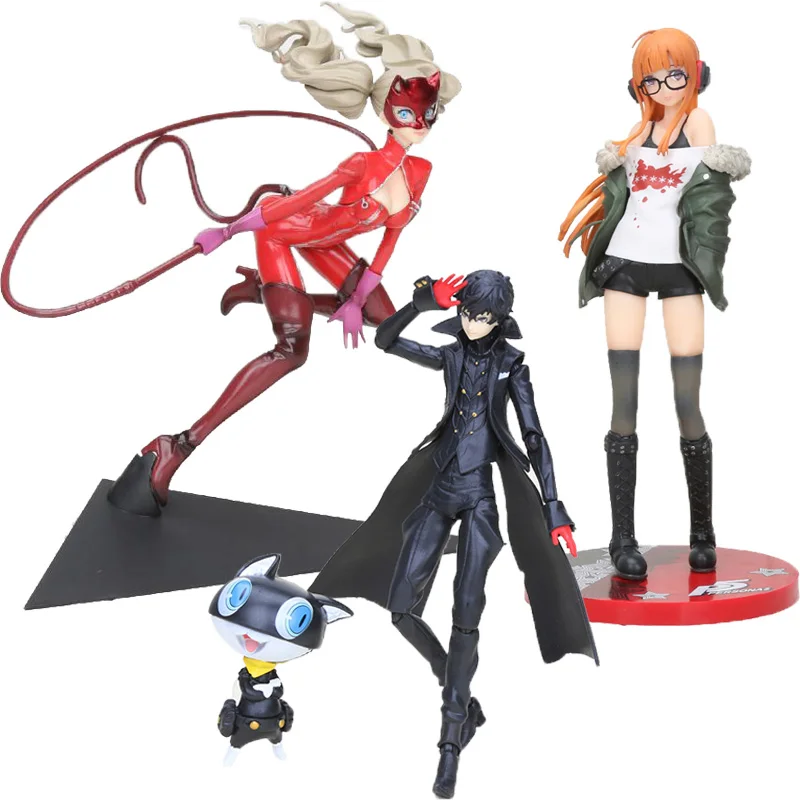 16-25cm Game P5 Persona 5 Futaba Sakura Anne Takamaki Kaito Shujinkou and Morgana Joker Ver.Figure Model Toys
16-25cm Game P5 Persona 5 Futaba Sakura Anne Takamaki Kaito Shujinkou and Morgana Joker Ver.Figure Model Toys
