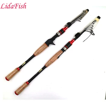 Travel Fishing Rod 1.95m 2.1m 2.4m 2.7m Spinning Fishing Rod ML Hard Telescopic Fishing Rod Carbon Fiber Casting Rod
Travel Fishing Rod 1.95m 2.1m 2.4m 2.7m Spinning Fishing Rod ML Hard Telescopic Fishing Rod Carbon Fiber Casting Rod