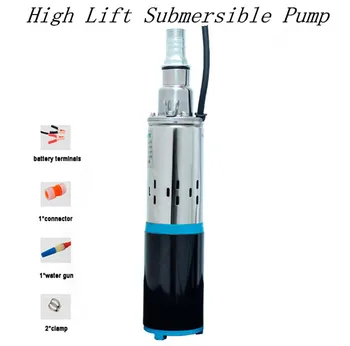 Screw Pump DC 24V High Lift Submersible Water Pump 200W Farm & Household irrigation Pump 98FT Max,Stainless Steel
Screw Pump DC 24V High Lift Submersible Water Pump 200W Farm & Household irrigation Pump 98FT Max,Stainless Steel