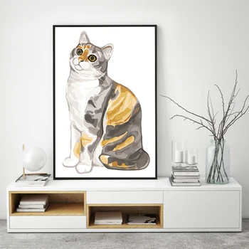 Cute cat flower small fresh oil painting DIY painting digital art painting digital family Hotel decorative painting
Cute cat flower small fresh oil painting DIY painting digital art painting digital family Hotel decorative painting