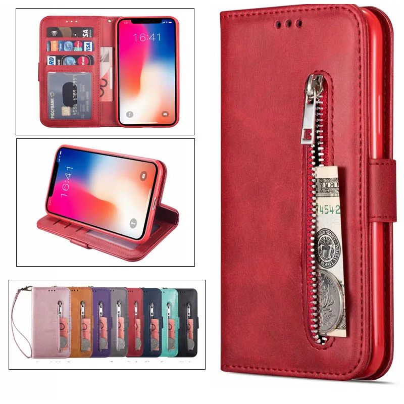 8 color PU leather New zipper card with photo frame phone case Magnetic Flip Stand Cover For iphone 11 XS max XR 6 7 8 plus case
8 color PU leather New zipper card with photo frame phone case Magnetic Flip Stand Cover For iphone 11 XS max XR 6 7 8 plus case