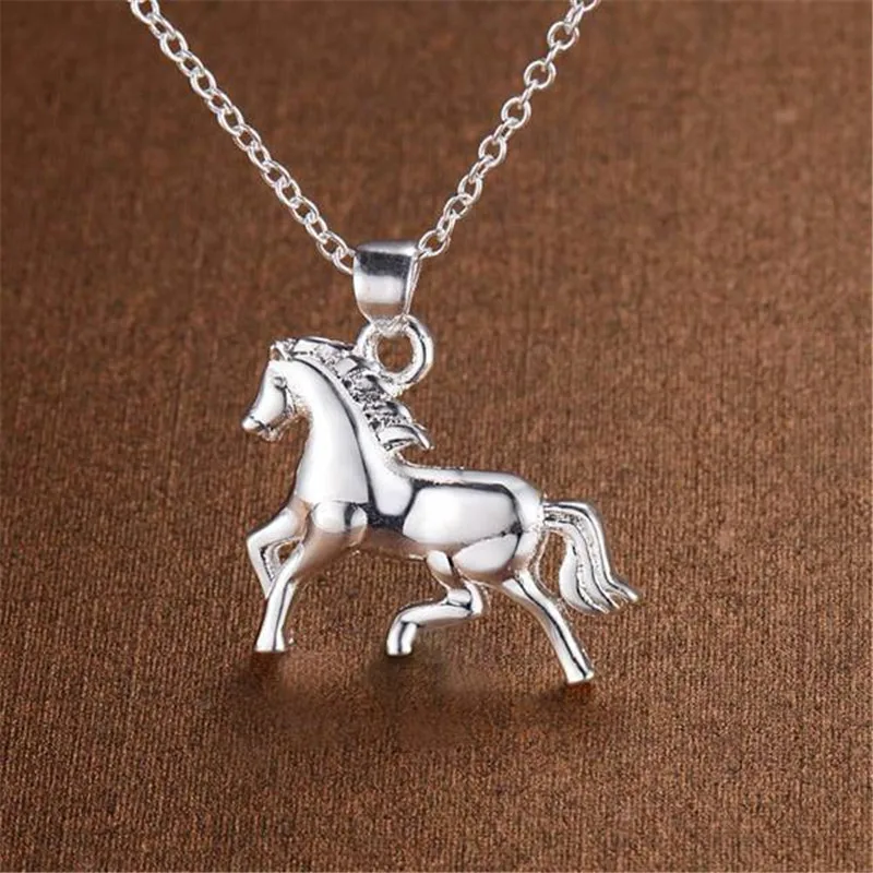 Pure Silver 925 Necklaces for Women Horse Pendant Necklace Chain Choker Collier Fashion Jewelry Accessories Bijoux Gifts
Pure Silver 925 Necklaces for Women Horse Pendant Necklace Chain Choker Collier Fashion Jewelry Accessories Bijoux Gifts