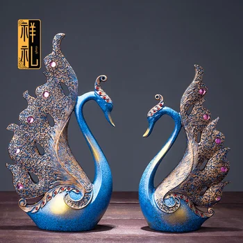 Auspicious gift swan sitting room home furnishing articles European household decorations bride wedding gift wine TV ark
Auspicious gift swan sitting room home furnishing articles European household decorations bride wedding gift wine TV ark