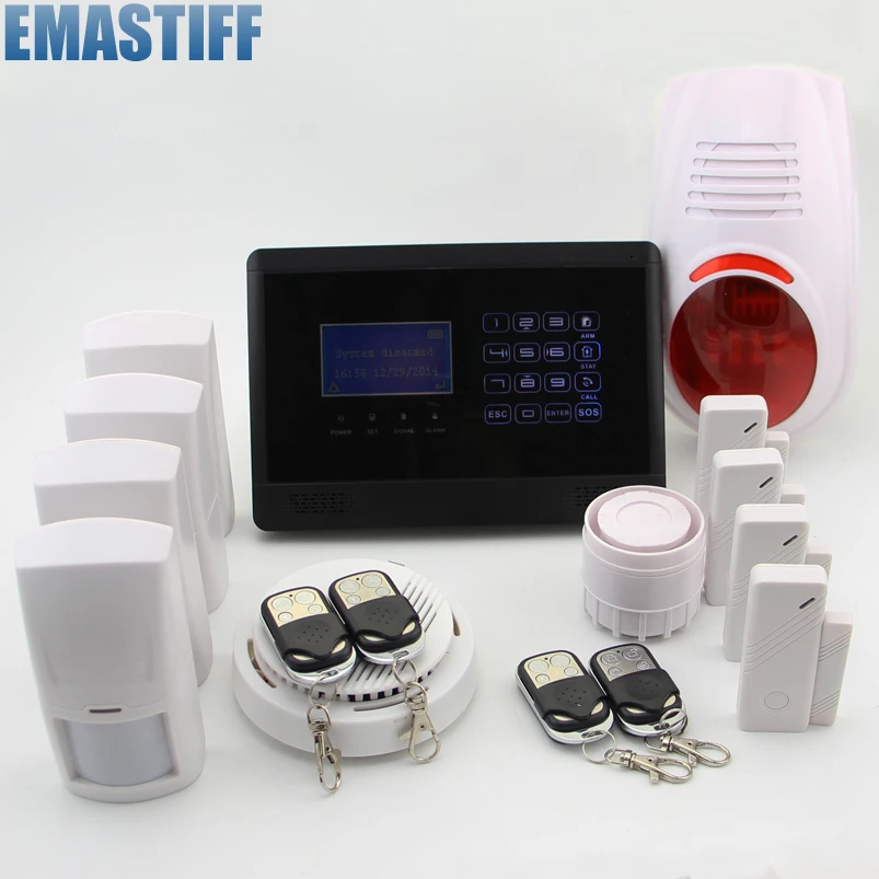 G2BX Intercom Wireless GSM SMS Securtiy Alarm System Touch LCD Sensors Built-in Speaker Without Antenna For you home guard
G2BX Intercom Wireless GSM SMS Securtiy Alarm System Touch LCD Sensors Built-in Speaker Without Antenna For you home guard