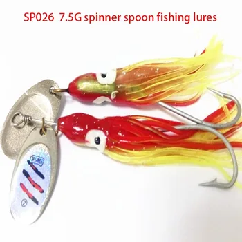 50pcs 7.5g fishing lures soft lures Octopus luminous squid jigs trolling spinner spoon fishing baits pesca fishing tackles
50pcs 7.5g fishing lures soft lures Octopus luminous squid jigs trolling spinner spoon fishing baits pesca fishing tackles
