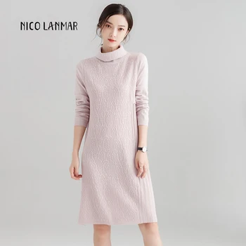 2019 New Autumn Women's Long Turtleneck Sweater Dress Casual Full Sleeves Female Loose Pullovers Fashion Elegant Women's Dress
2019 New Autumn Women's Long Turtleneck Sweater Dress Casual Full Sleeves Female Loose Pullovers Fashion Elegant Women's Dress