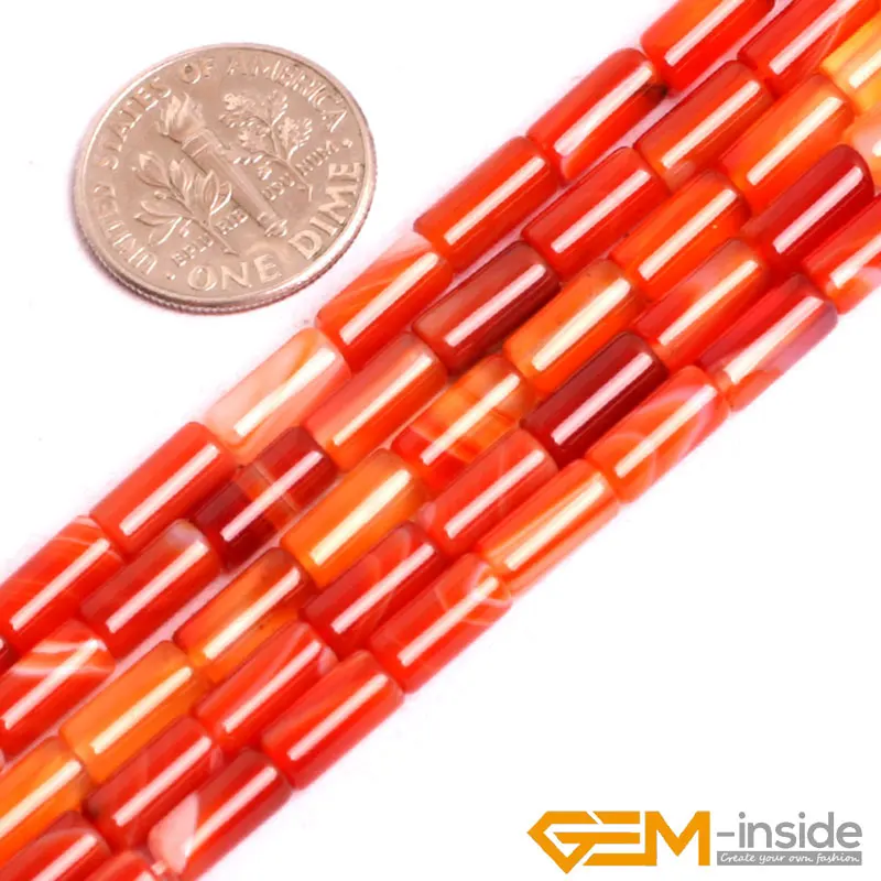 

Column Tube Sardonyx Carnelian Beads Natural Stone Beads DIY loose Beads For Jewelry Making Beads Strand 15 Inches wholesale !