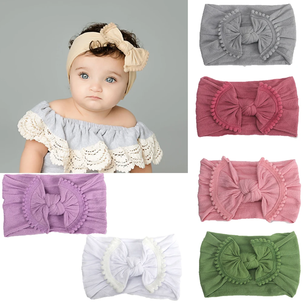 Ruoshui Children Hair Accessories Newborn Baby Bow Headband Girls Pompom Elastic Hairband Solid Head Wrap Headwear Turban
Ruoshui Children Hair Accessories Newborn Baby Bow Headband Girls Pompom Elastic Hairband Solid Head Wrap Headwear Turban