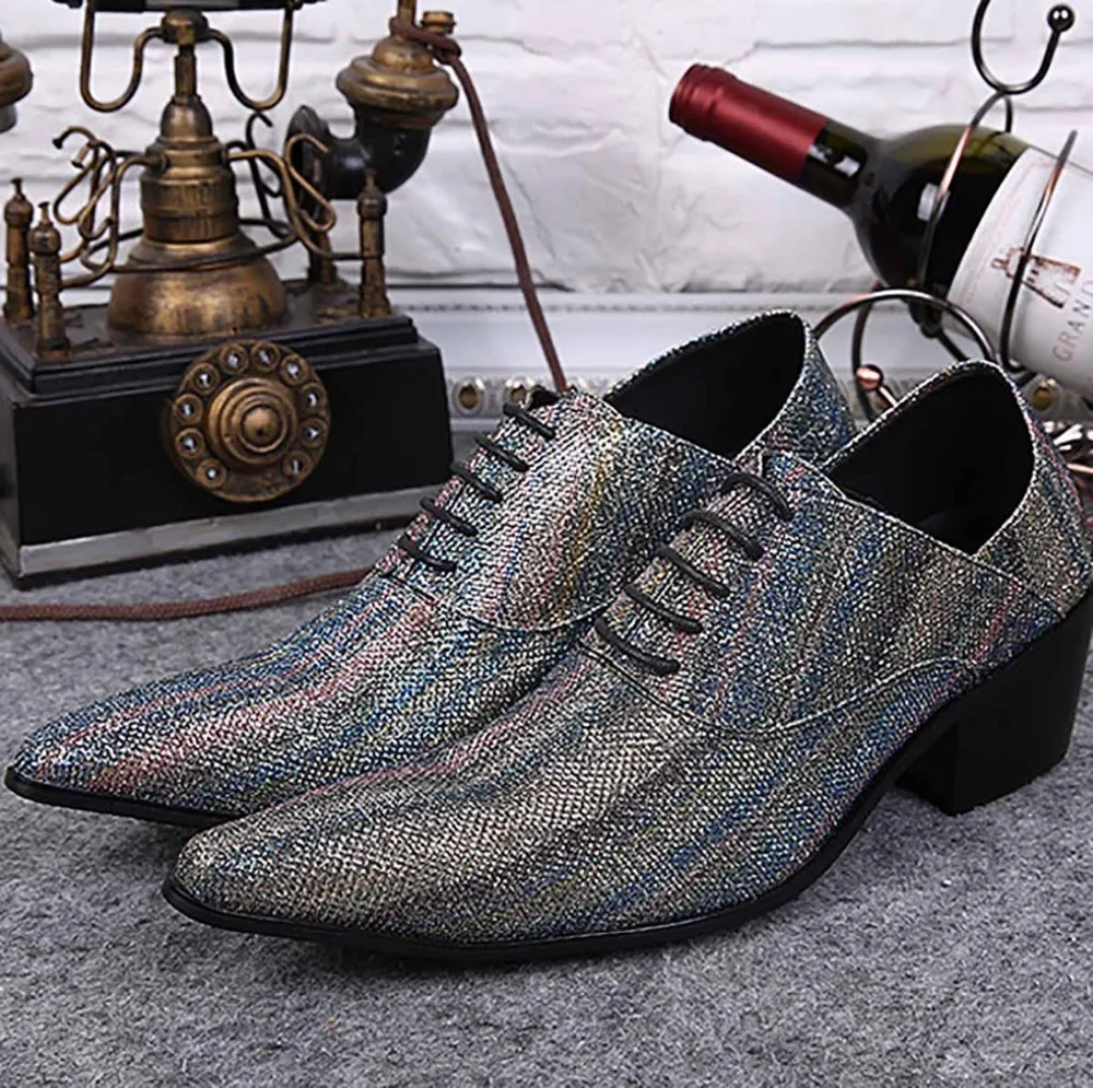 Camouflage Scales Scales Reflective Strips With Leather Men'S Shoes Business Dresses Pointed Trend With A Single Shoes British
Camouflage Scales Scales Reflective Strips With Leather Men'S Shoes Business Dresses Pointed Trend With A Single Shoes British