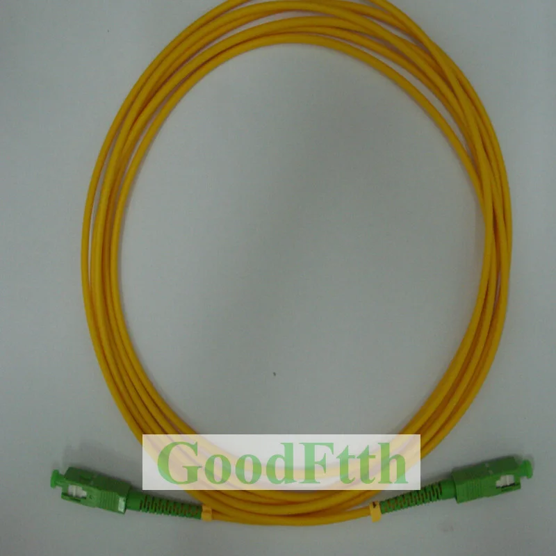 Волоконный патч корд кабель SC APC SC/APC SM Simplex GoodFtth 1 15m|Оптоволоконное оборудование| |