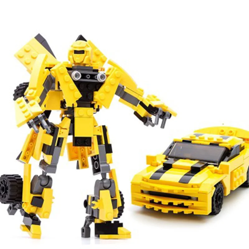 New 2-in-1 Transformation Serie Building Blocks Set Robot yellow Car Truck Model Deformation Gudi Toy for boy compatible legoed
New 2-in-1 Transformation Serie Building Blocks Set Robot yellow Car Truck Model Deformation Gudi Toy for boy compatible legoed