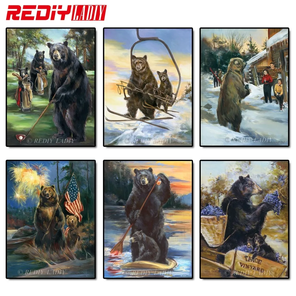 REDIY LADIY Diamond Painting Cross Stitch 5D Diamond Mosaic Rhinestone Paintings Golf Bears Square Diamond Embroidery New Year
REDIY LADIY Diamond Painting Cross Stitch 5D Diamond Mosaic Rhinestone Paintings Golf Bears Square Diamond Embroidery New Year