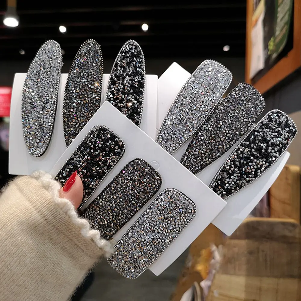 New Women Luxury Full Crystal Waterdrop Rectangle Oval Hairpins Elegant Headbands Hair Clip Barrettes Fashion Hair Accessories
New Women Luxury Full Crystal Waterdrop Rectangle Oval Hairpins Elegant Headbands Hair Clip Barrettes Fashion Hair Accessories