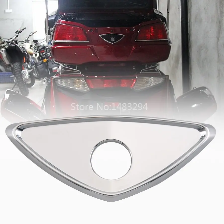 Chrome Fairing Trunk Lock key Accent Trim Cover For 01-13 Honda GOLD WING 1800 GL1800
Chrome Fairing Trunk Lock key Accent Trim Cover For 01-13 Honda GOLD WING 1800 GL1800