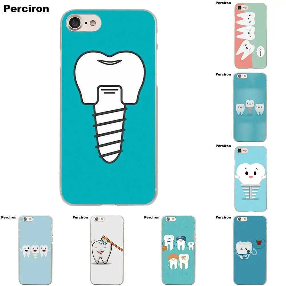 

Dentist Dental Crowned Tooth Cases For Apple iPhone 4 4S 5 5C SE 6 6S 7 8 Plus X For LG G3 G4 G5 G6 K4 K7 K8 K10 V10 V20