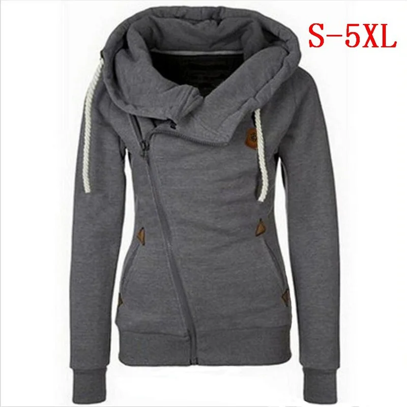Plus Size 5XL Hoodies Sweatshirts Women Long Sleeve Hoodies Jackets Zipper Jumper Overcoat Outwear Harajuku Female Sweatshirts
Plus Size 5XL Hoodies Sweatshirts Women Long Sleeve Hoodies Jackets Zipper Jumper Overcoat Outwear Harajuku Female Sweatshirts
