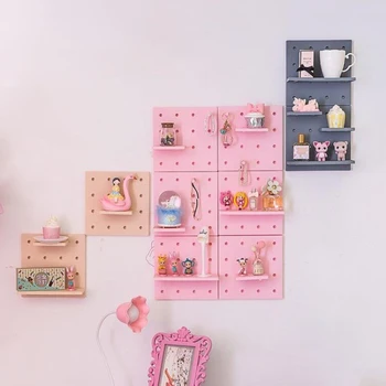 Creative Detachable Storage Rack PP Wall-mounted DIY Decorative Board with Holes Storage Shelf for Bathroom Bedroom Kitchen
Creative Detachable Storage Rack PP Wall-mounted DIY Decorative Board with Holes Storage Shelf for Bathroom Bedroom Kitchen