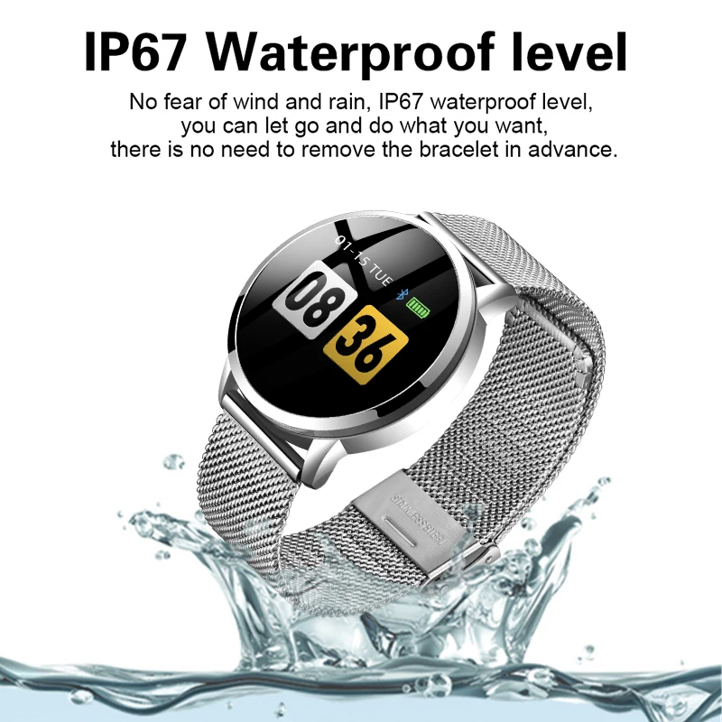 LIGE Health Smart Bracelet Sport Smartwatch Men Waterproof Fitness Tracker heart rate blood Pressure Monitor Pedometer Wristband
LIGE Health Smart Bracelet Sport Smartwatch Men Waterproof Fitness Tracker heart rate blood Pressure Monitor Pedometer Wristband