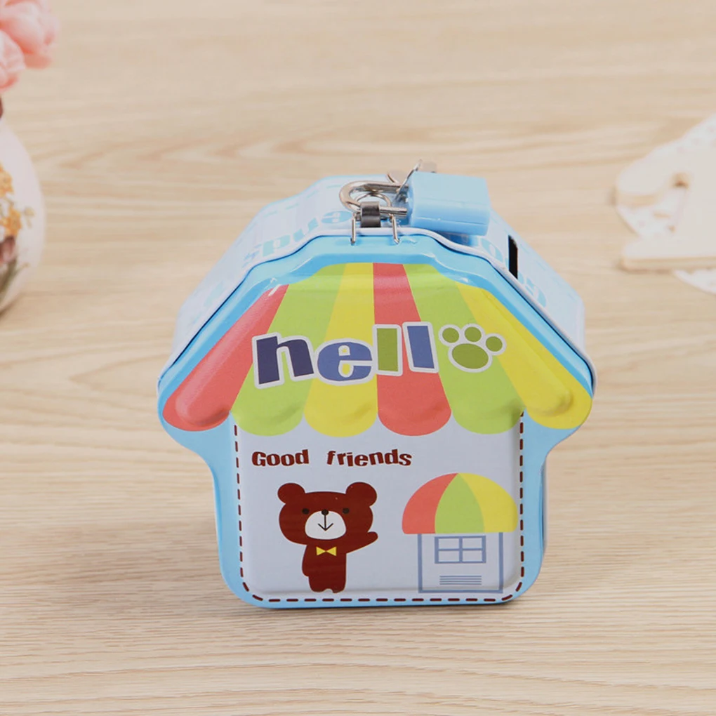 Cartoon Small House Piggy Money Box Tinplate Saving Bank Gift for Children Kids Color Random
Cartoon Small House Piggy Money Box Tinplate Saving Bank Gift for Children Kids Color Random