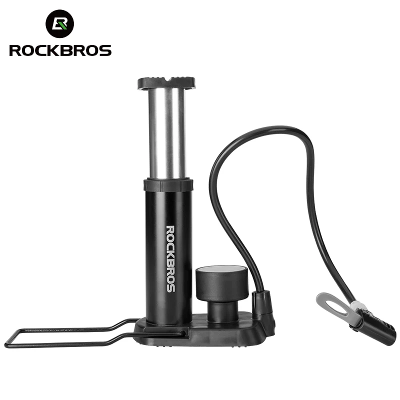 ROCKBROS Universal Bicycle Pump Portable MTB Road Bike Presta/Schrader Valves Pump Aluminum Foot Activated Bicycle Floor Pump 
ROCKBROS Universal Bicycle Pump Portable MTB Road Bike Presta/Schrader Valves Pump Aluminum Foot Activated Bicycle Floor Pump