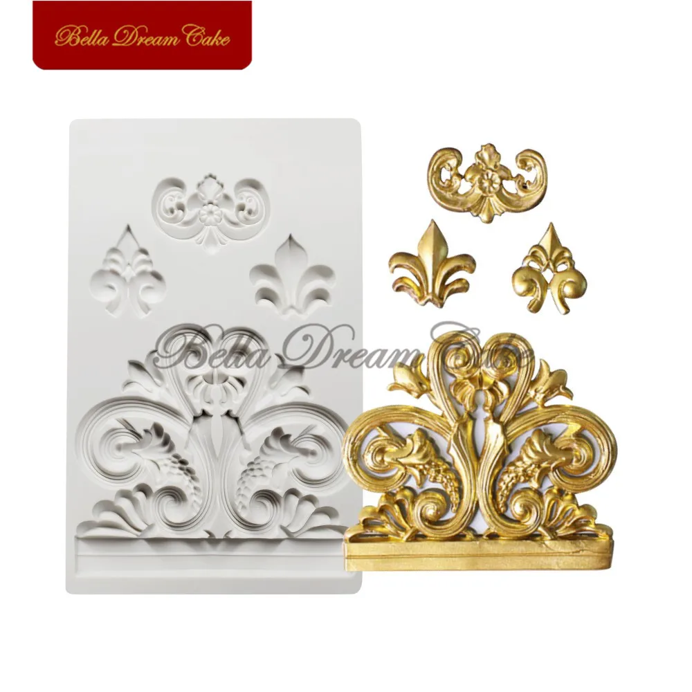 Relief Emboss Silicone Mold Cake Decoration Moulds Fondant Sugarcraft Mould Cake Decorating Tools Baking Accessories
Relief Emboss Silicone Mold Cake Decoration Moulds Fondant Sugarcraft Mould Cake Decorating Tools Baking Accessories