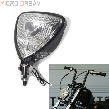 Black Motorcycle Headlight Aris Style Front Headlights Triangle Retro Lighthouse for Harley Chopper Sportster Custom Bobber
Black Motorcycle Headlight Aris Style Front Headlights Triangle Retro Lighthouse for Harley Chopper Sportster Custom Bobber