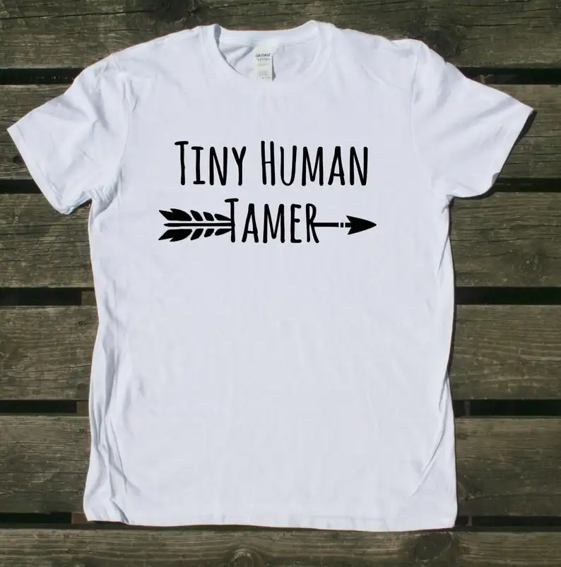 Sugarbaby New Arrival Tiny Human Tamer T-shirt Funny New Mom Cute Dad Family Gift Tumblr t shirts Short Sleeve Tees
Sugarbaby New Arrival Tiny Human Tamer T-shirt Funny New Mom Cute Dad Family Gift Tumblr t shirts Short Sleeve Tees