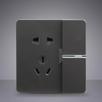 2pcs Home Improvement Push Button Switch Socket MK Gray One Open Five Hole Two Three Socket Light Switch
2pcs Home Improvement Push Button Switch Socket MK Gray One Open Five Hole Two Three Socket Light Switch