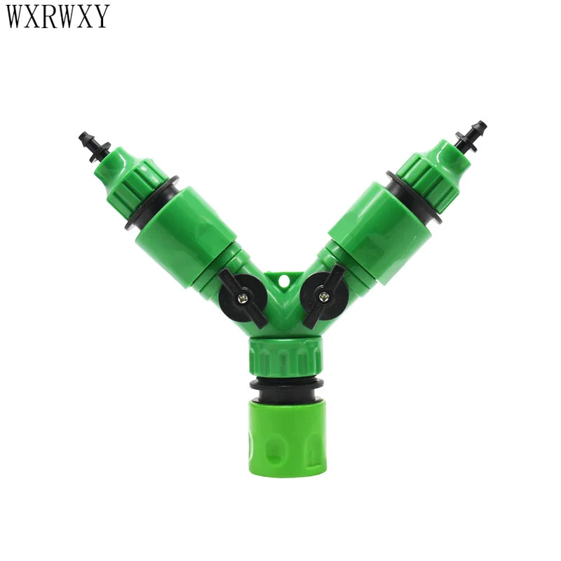 Garden Irrigation 2 way tap 1/4" HOSE Telescopic quick connector 3/4 Female irrigation valve 8/11 splitter watering up tap 1SET
Garden Irrigation 2 way tap 1/4" HOSE Telescopic quick connector 3/4 Female irrigation valve 8/11 splitter watering up tap 1SET