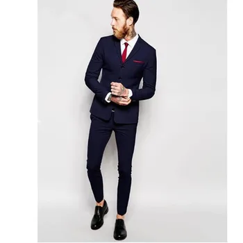2017 New Fashion 4 Buttons Navy Blue Mens Suits Formal Tuxedos Best Man wedding suits for men Party Prom Wear suit(Jacket+Pants)
2017 New Fashion 4 Buttons Navy Blue Mens Suits Formal Tuxedos Best Man wedding suits for men Party Prom Wear suit(Jacket+Pants)