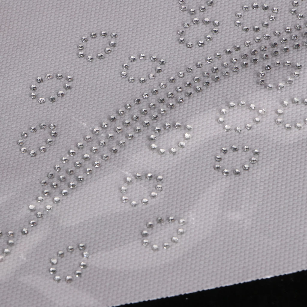 Fashion Hotfix Rhinestones,Heat Transfer Design Iron on Motifs,Rhinestone Applique Patch Sewing Accessories