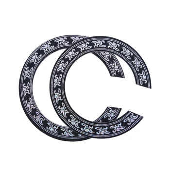 94mm 104mm Hard PVC Guitar Circle Sound Hole Rosette Inlay for Acoustic Guitars Decal Accessories
94mm 104mm Hard PVC Guitar Circle Sound Hole Rosette Inlay for Acoustic Guitars Decal Accessories