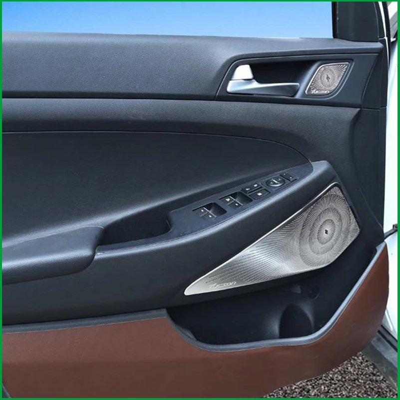 Car Door Speaker Audio Ring Cover Trim Car styling For Hyundai Tucson 2015 2016 2017 2018 loudspeaker Covers Interior Parts
Car Door Speaker Audio Ring Cover Trim Car styling For Hyundai Tucson 2015 2016 2017 2018 loudspeaker Covers Interior Parts