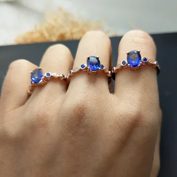 FLZB, Fine Jewelry ring trendy ring in 925 sterling silver with natural topaz tanzanite color gemstone oval 6*8mm rose gold ring
FLZB, Fine Jewelry ring trendy ring in 925 sterling silver with natural topaz tanzanite color gemstone oval 6*8mm rose gold ring