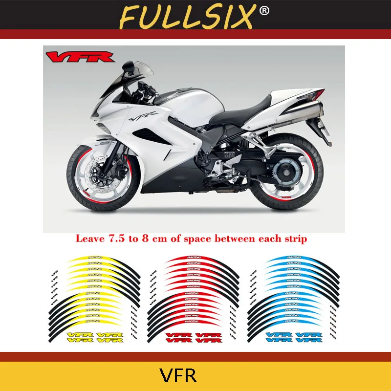 High quality Motorcycle front&Rear Edge Outer Rim Sticker Wheel Decals Reflective waterproof 17inch stickers For Honda VFR
High quality Motorcycle front&Rear Edge Outer Rim Sticker Wheel Decals Reflective waterproof 17inch stickers For Honda VFR