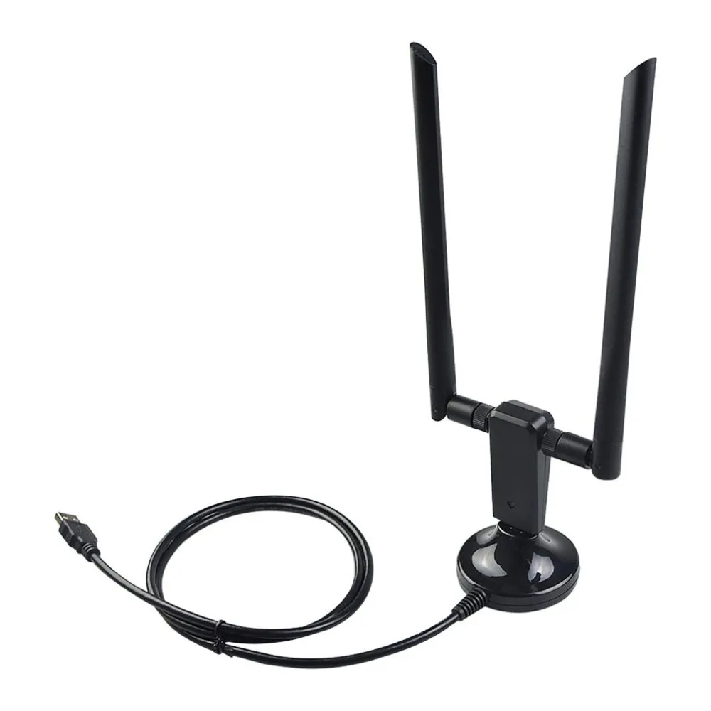 Wireless USB 3.0 WiFi Adapter Antennas 1200Mbps Long Range AC1200 Dual Band 2.4GHz 5GHz Network Adapter
Wireless USB 3.0 WiFi Adapter Antennas 1200Mbps Long Range AC1200 Dual Band 2.4GHz 5GHz Network Adapter