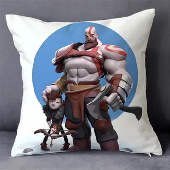 GOD OF WAR Kratos And Son Atreus Square Pillow Simple Modern Living Room Sofa Down Cushion Car Furnishing Articles X1370
GOD OF WAR Kratos And Son Atreus Square Pillow Simple Modern Living Room Sofa Down Cushion Car Furnishing Articles X1370