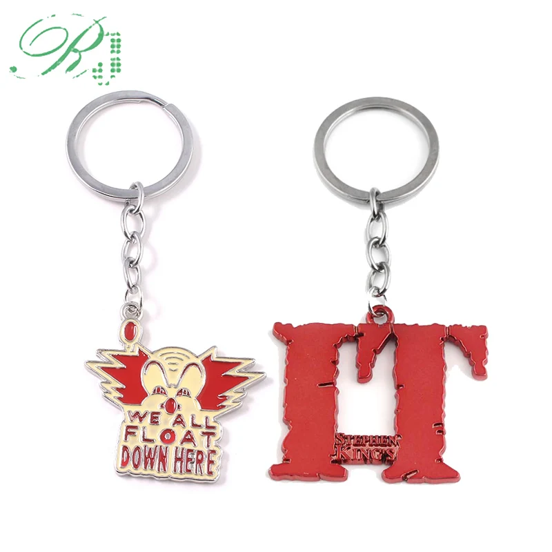 RJ Horror Movie IT Keychains Stephen King's It We all float down here Pennywise Joker Keyring For Men Women Halloween Jewelry
RJ Horror Movie IT Keychains Stephen King's It We all float down here Pennywise Joker Keyring For Men Women Halloween Jewelry