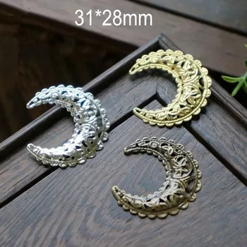 Free Shipping -30 pcs 31*28mm Hollow Out Copper Moon Metal Sheet,DIY Vintage Jewelry Findings
Free Shipping -30 pcs 31*28mm Hollow Out Copper Moon Metal Sheet,DIY Vintage Jewelry Findings